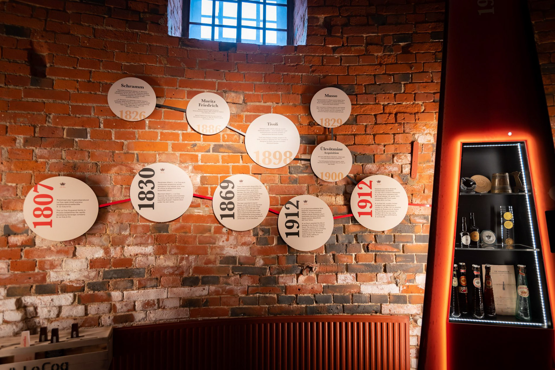 A new experience centre called The World of Beer, located at the famous A. Le Coq beer factory in Tartu, tells the story of beer culture as well as the history of the legendary brewery.