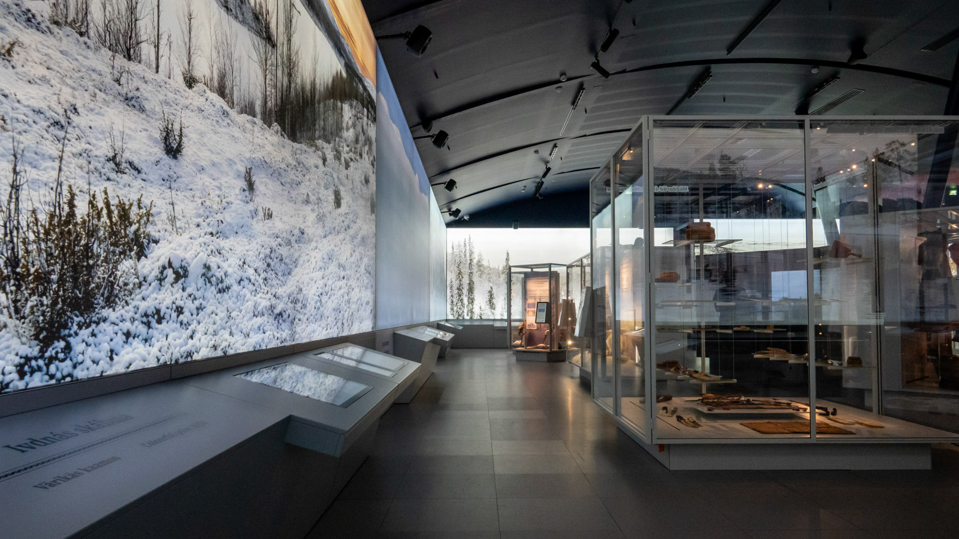 Sámi Museum Siida uses modern video and audio solutions to introduce all guests to the exciting world of the Sámi people, their traditions and the land where they live.
