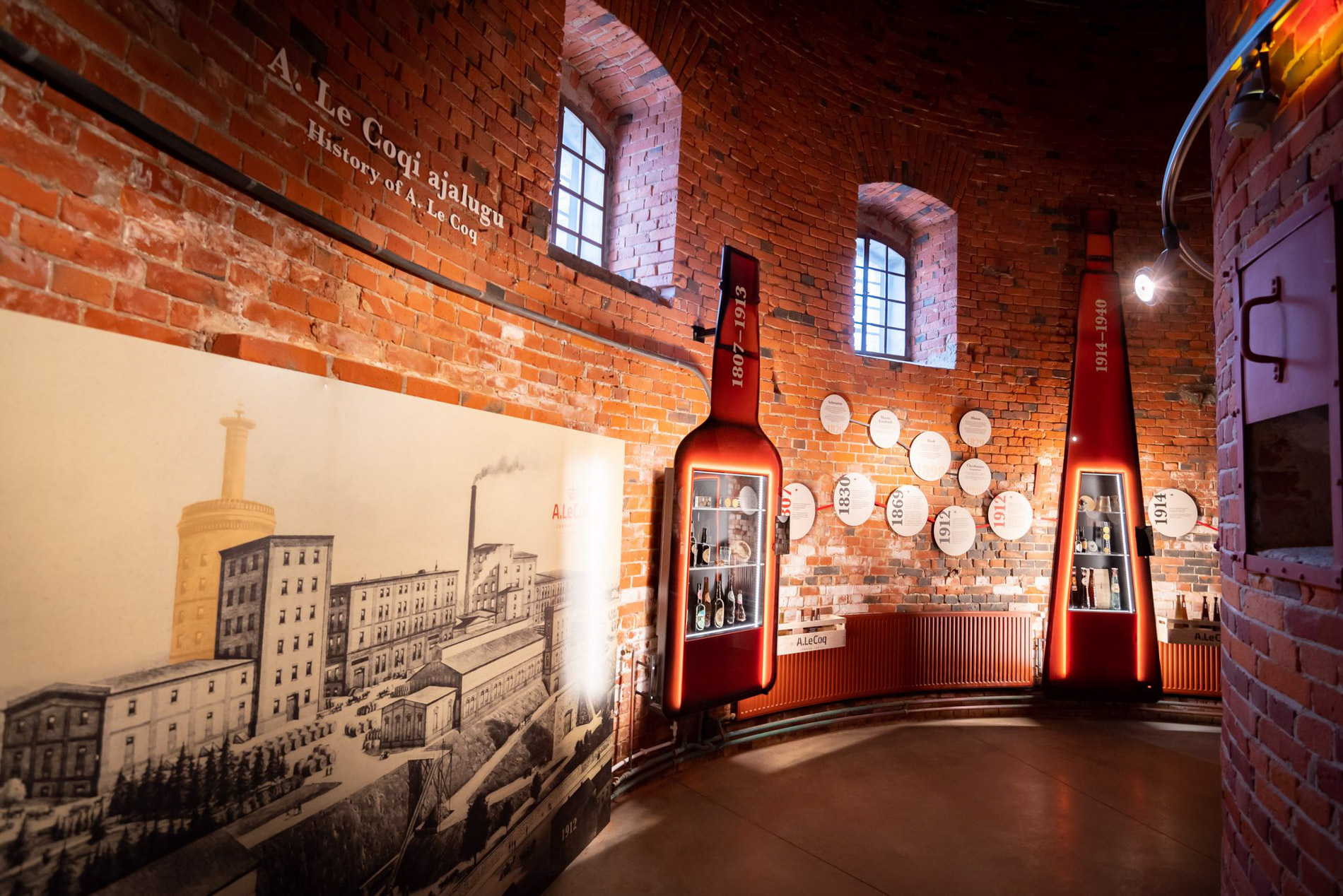 A new experience centre called The World of Beer, located at the famous A. Le Coq beer factory in Tartu, tells the story of beer culture as well as the history of the legendary brewery.